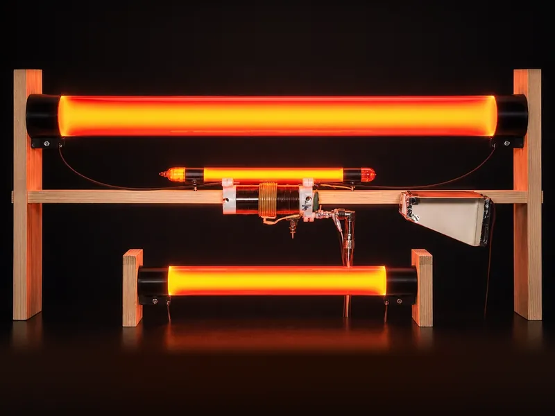 SSQ-PST Portable Neon Plasma Tube - Sacred Geometry