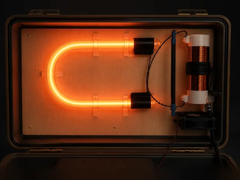 SSQ-UPT Compact Neon U-Tube - Sacred Geometry